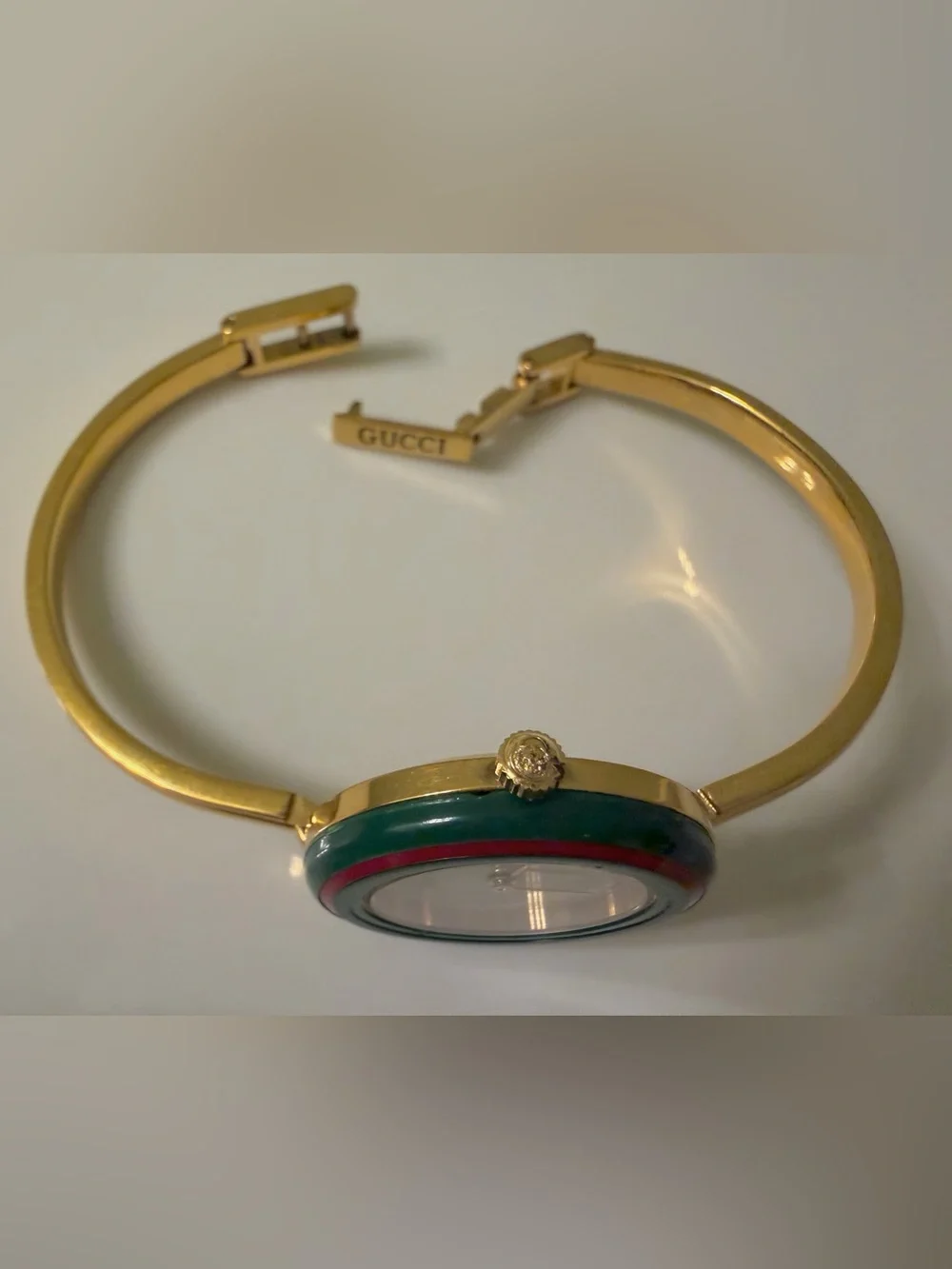 Near Mint~Gucci Interchangeable Bezel Bangle Bracelet Watch with Box/Paper